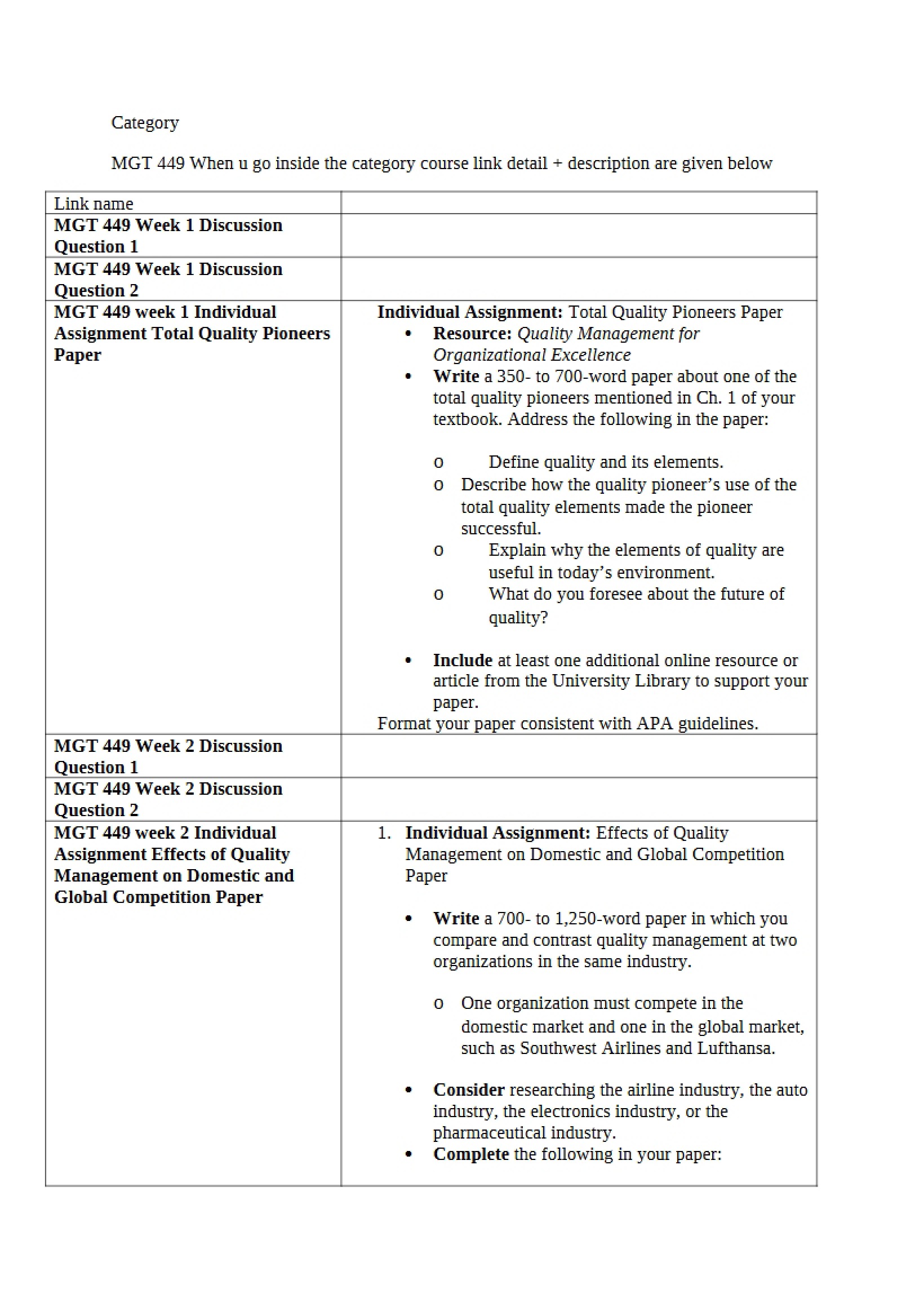 Strategic Management Notes