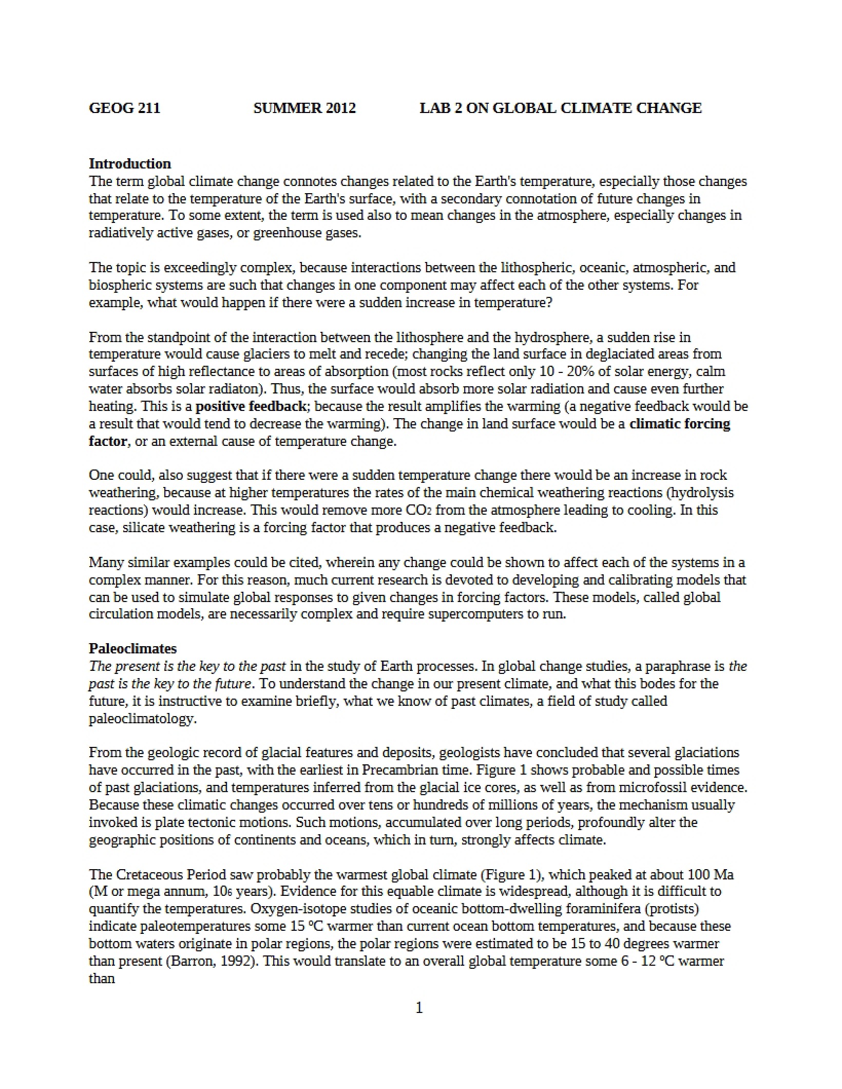 Lab Notes