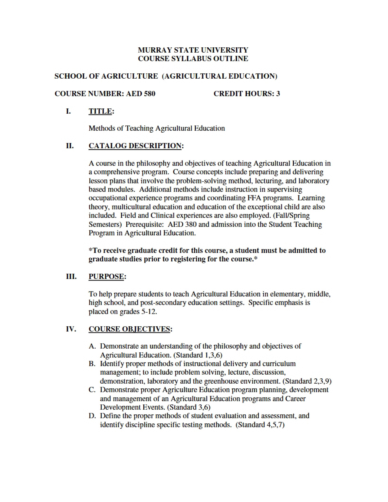 Syllabus