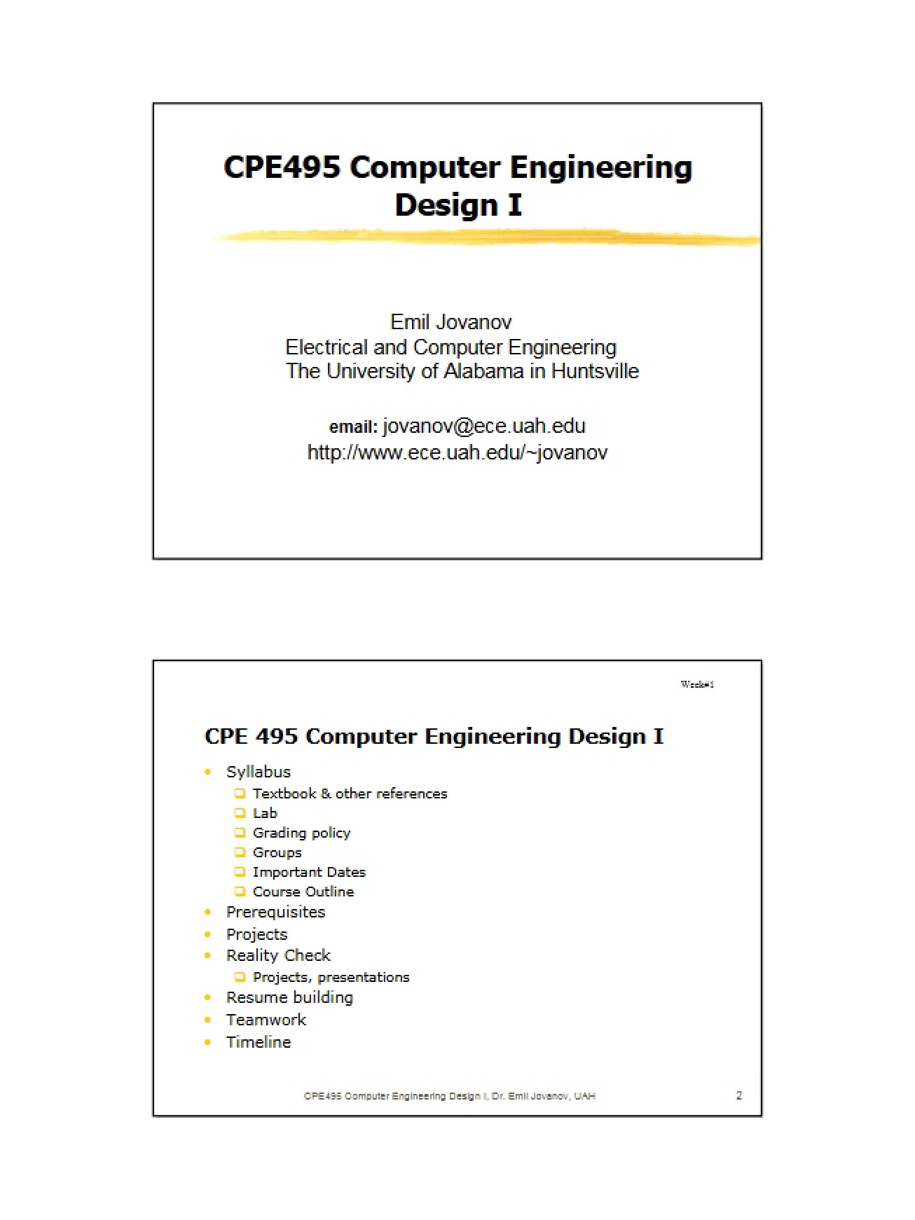 Computer Engineering Design Notes