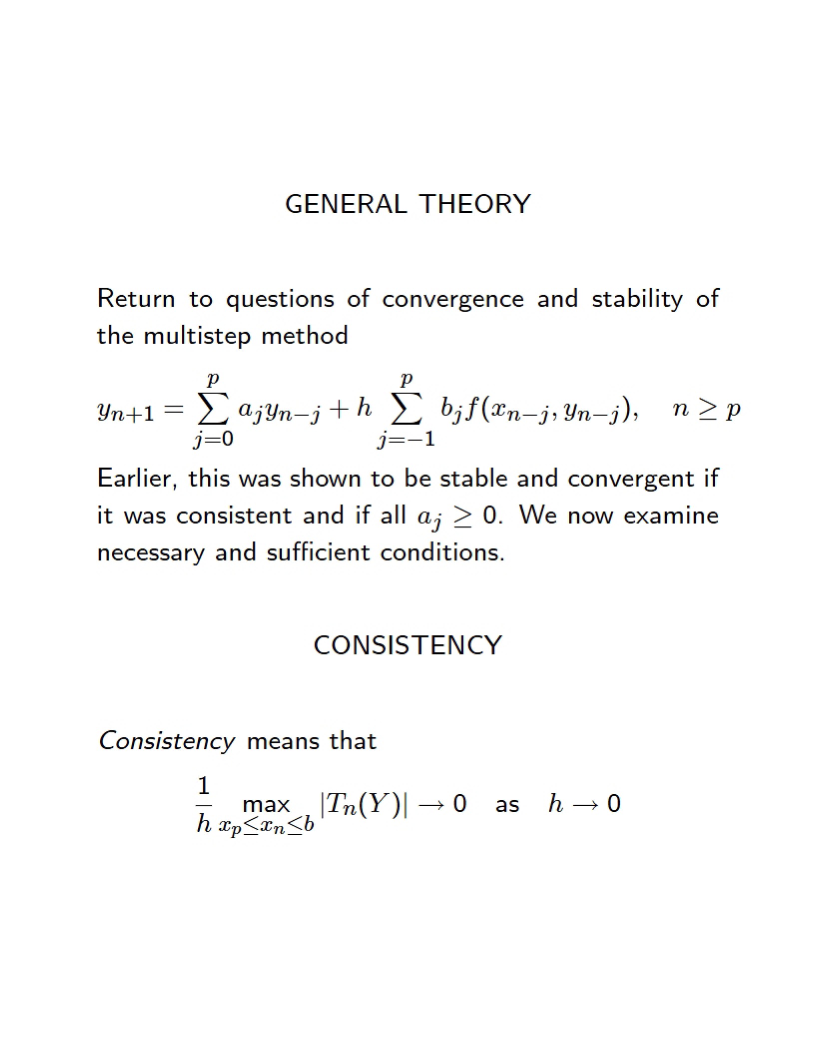 Notes on Numerical Analysis II