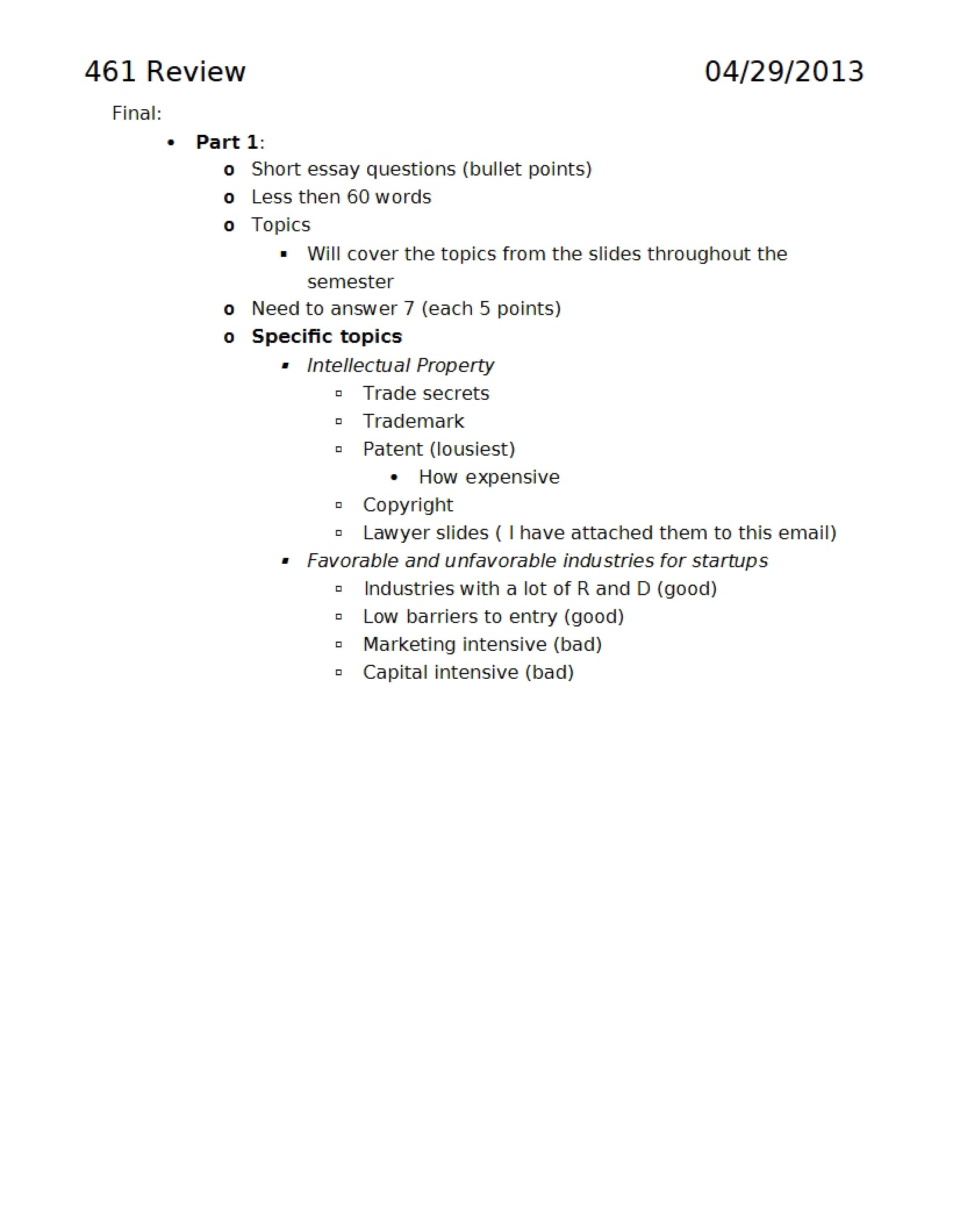 Entrepreneurship Review