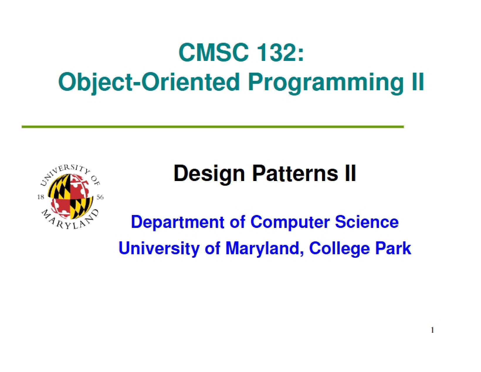 Second Part Design Patterns
