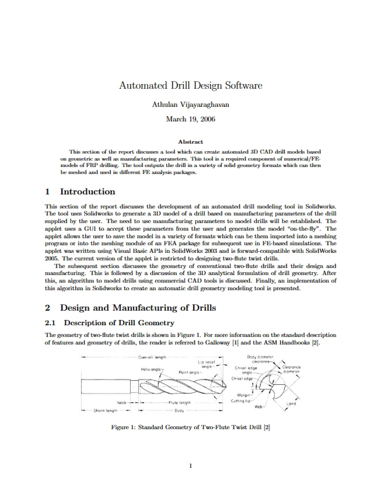 Software for Automated Drill Design