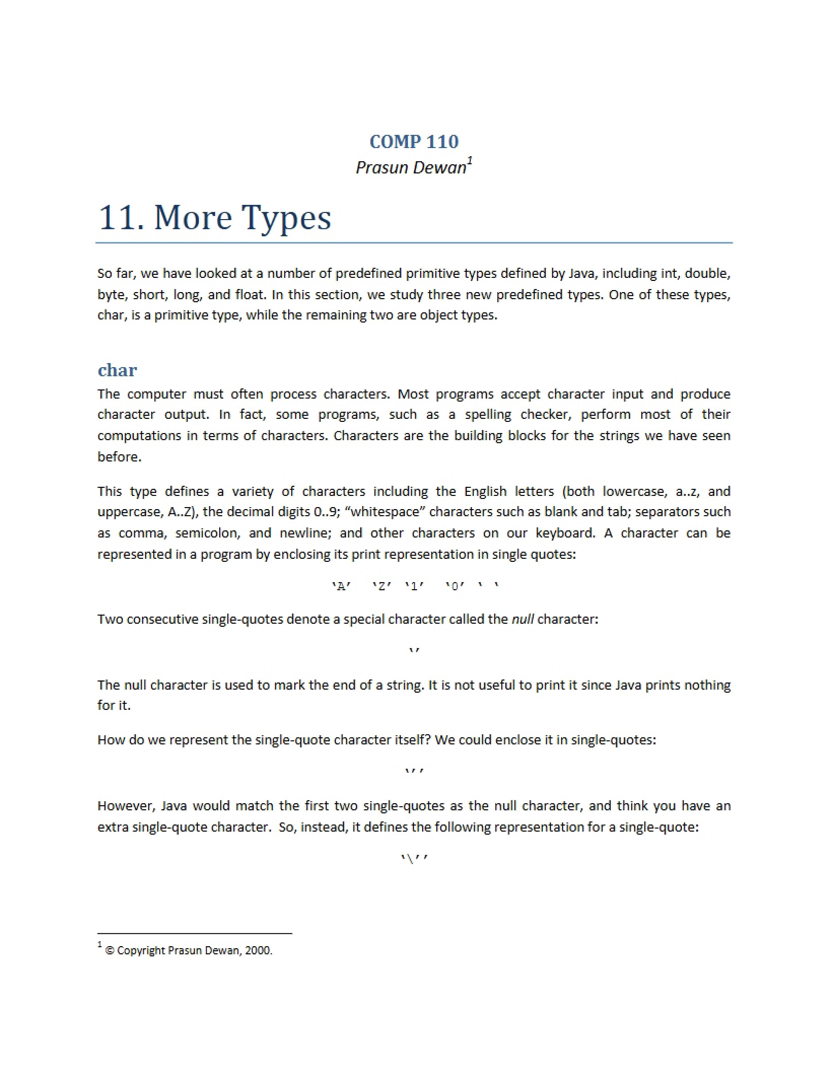 Programming Concepts Study Aid