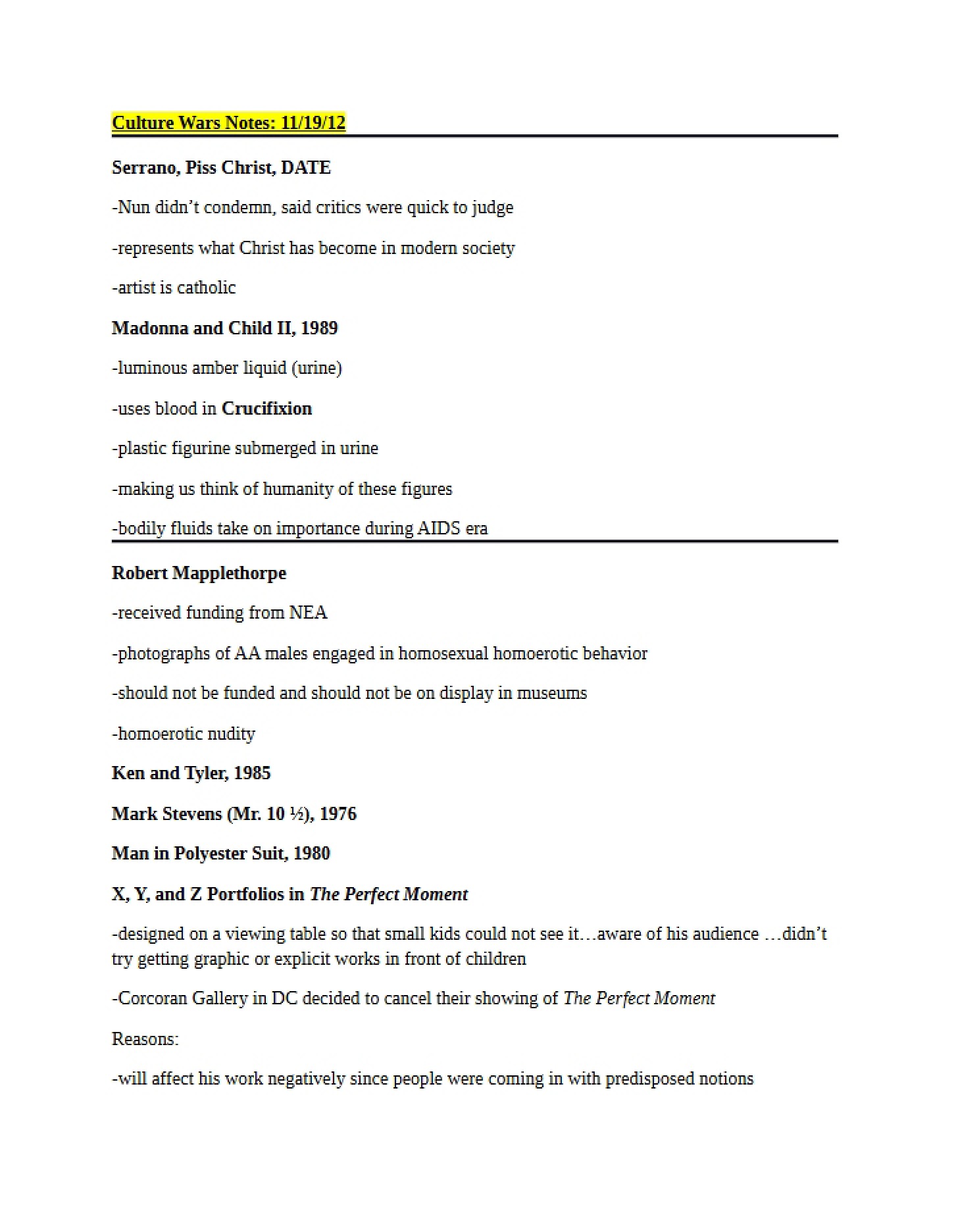 Notes AHIS Lecture 21 (Nov 19)