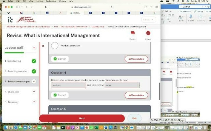 Revision - What is International Management