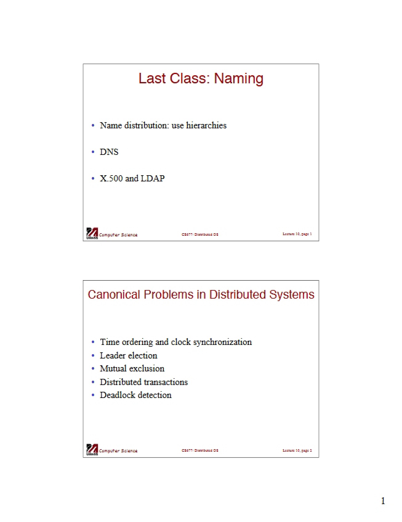 Naming Concepts