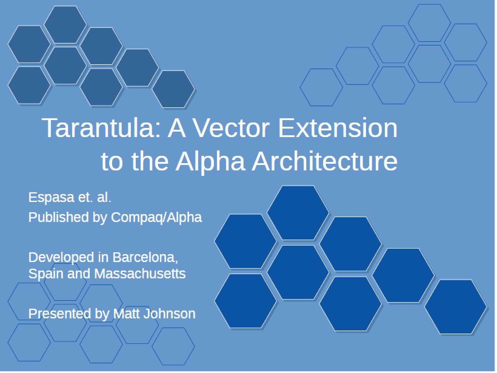 Alpha Architecture Vector Extensions
