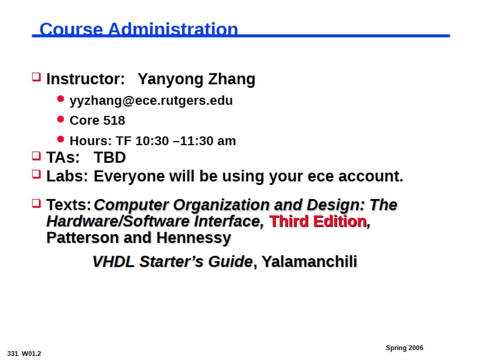 ECE 331 Study Guide