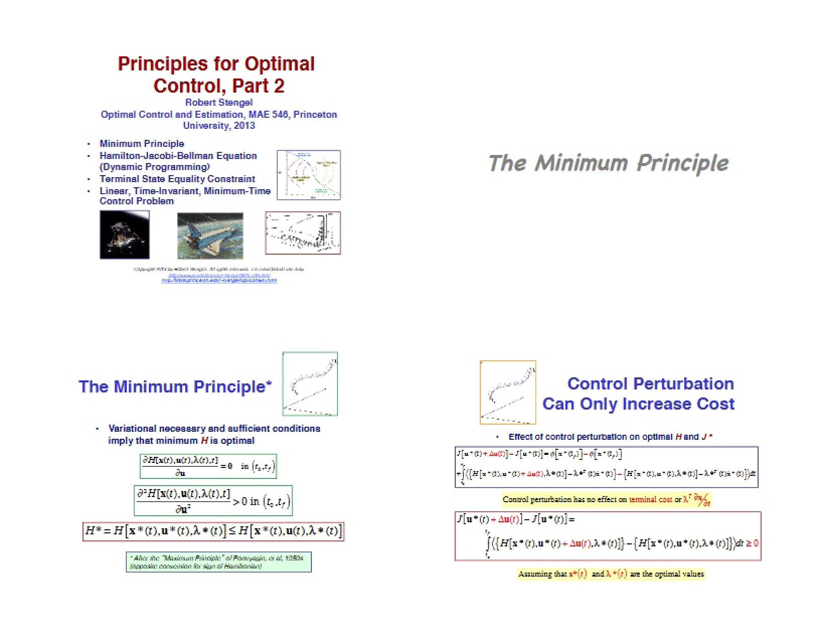 Control and Estimation Lecture