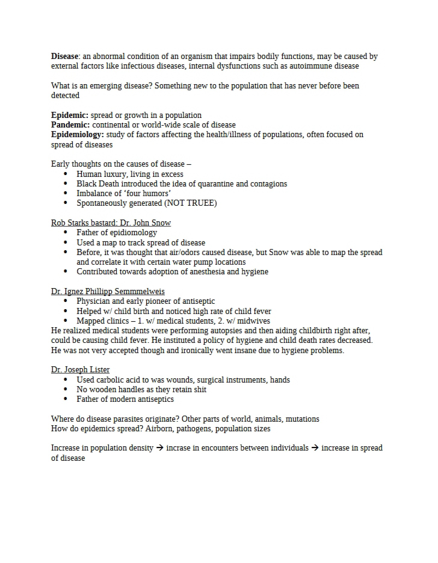 Instructional Notes - 4 Pages