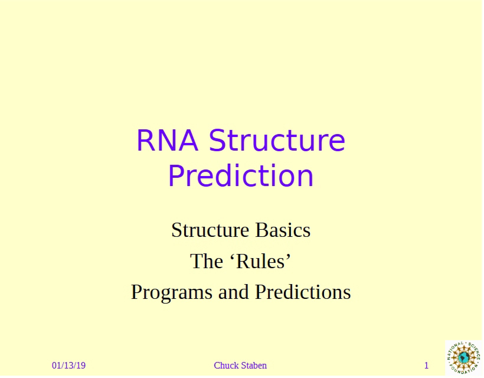 Predictions and 'Rules' Programs