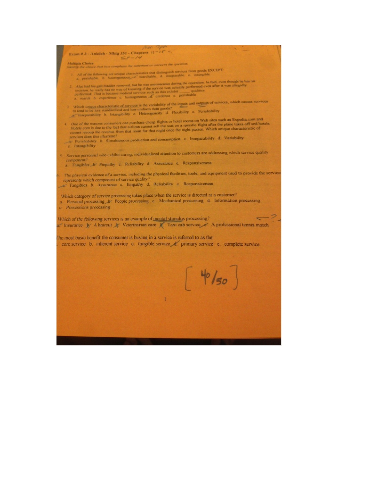 Marketing Principles Notes