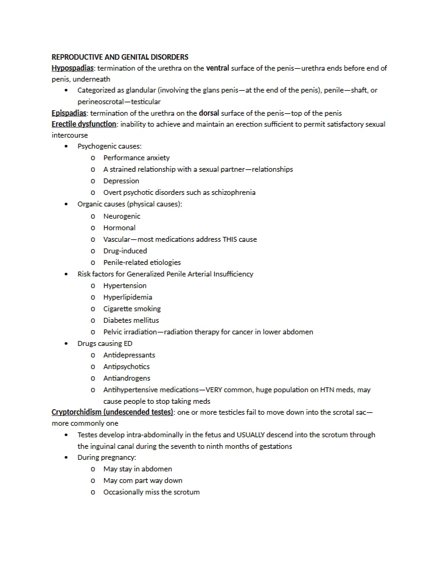 Pathology Final Exam