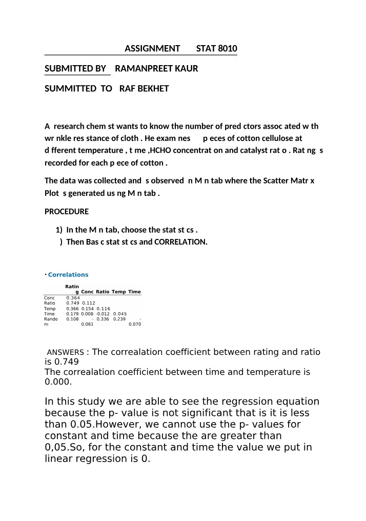 STAT8010 Assignment 3