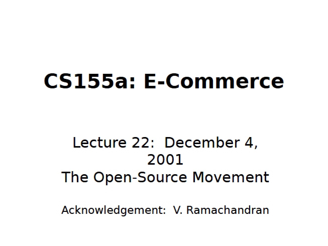 Movement for Open Source