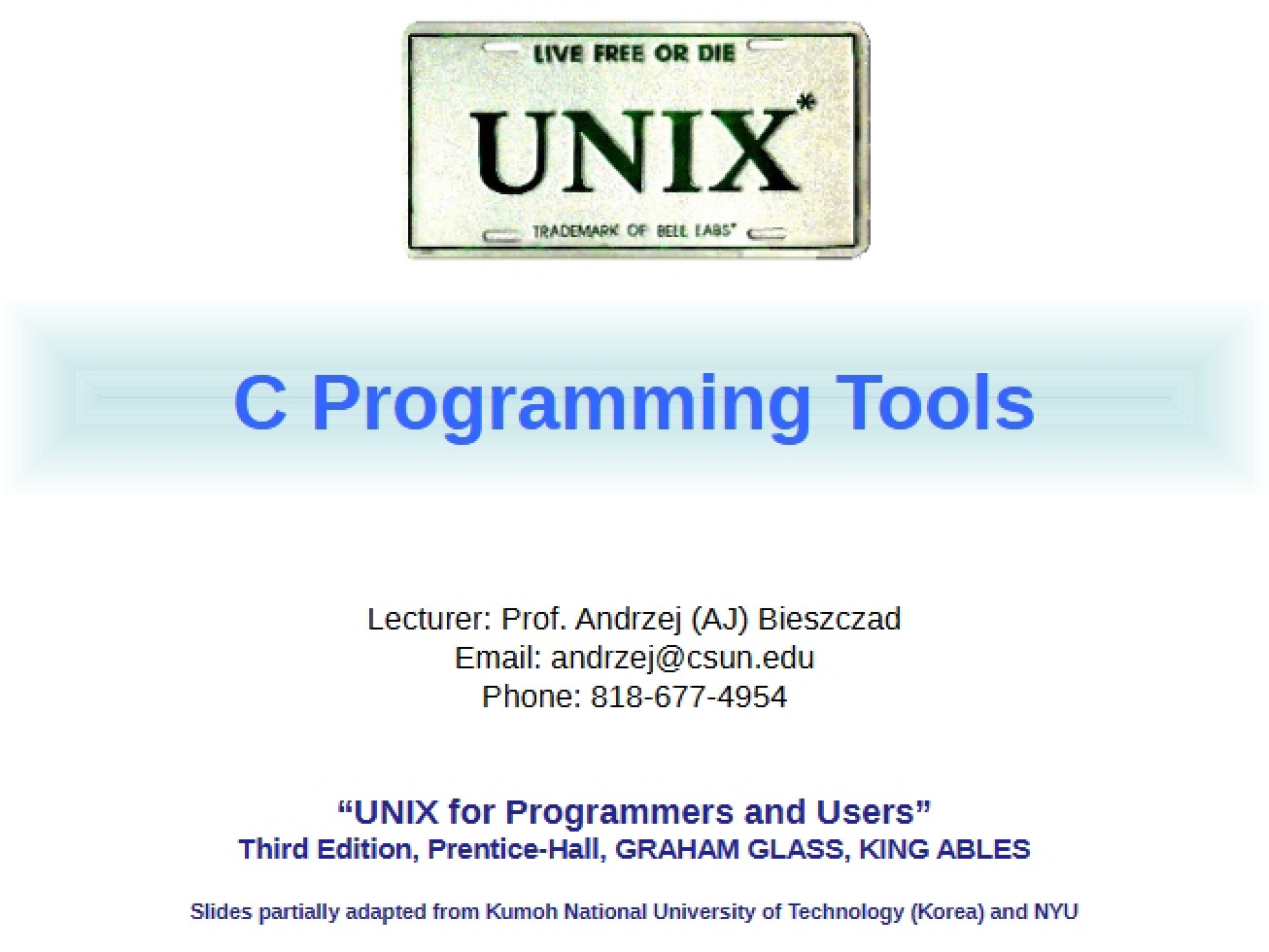 Tools for C Programming
