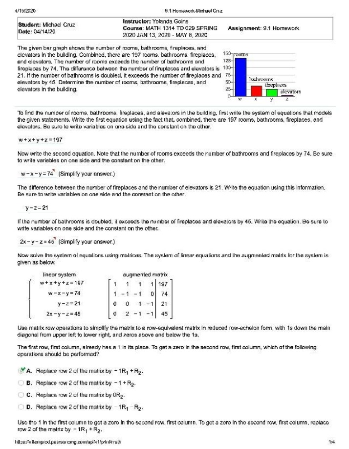 Section 9.1 Homework