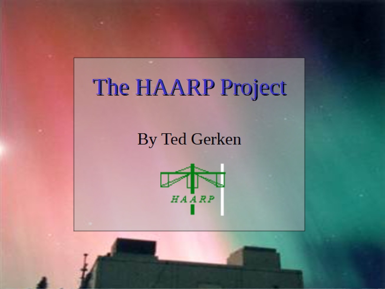 Project HAARP