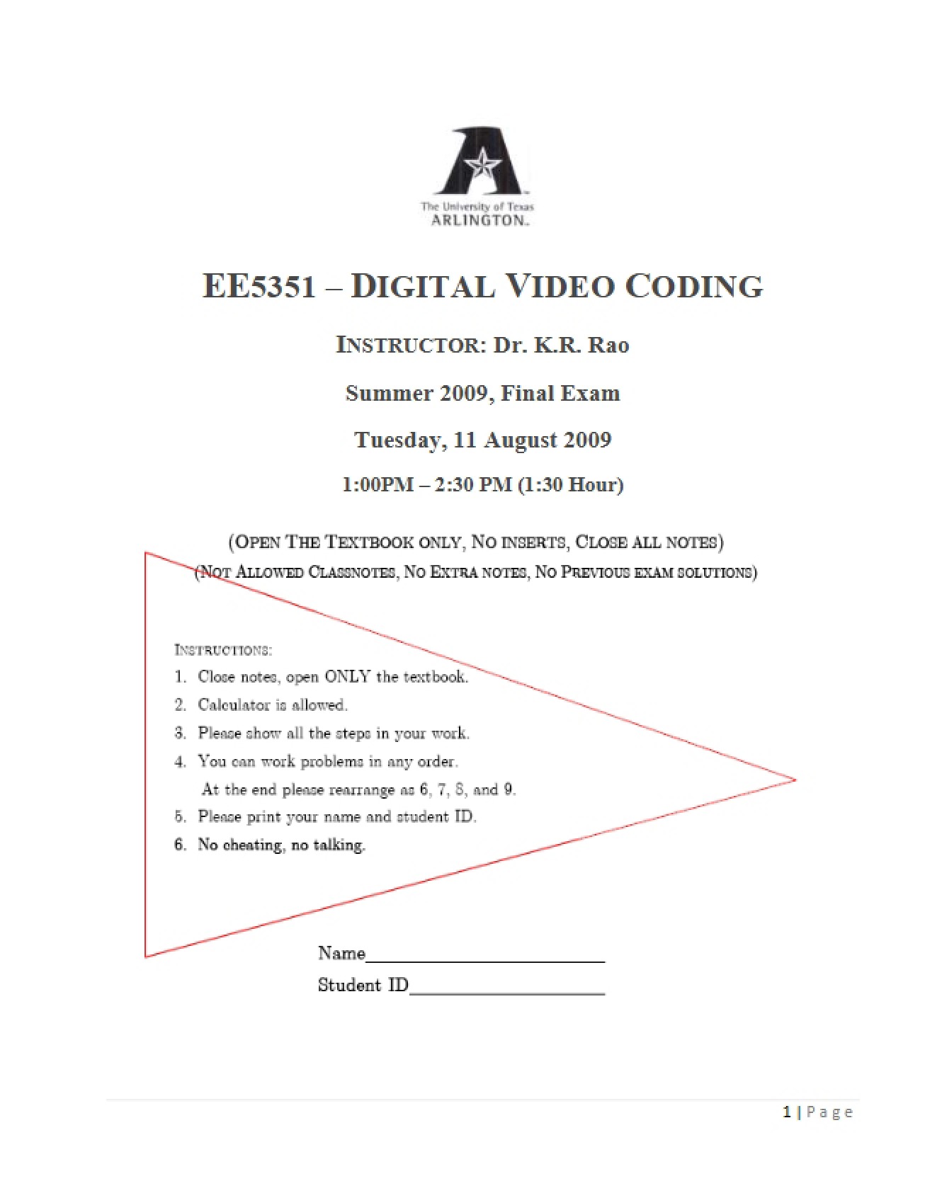 Examination Final