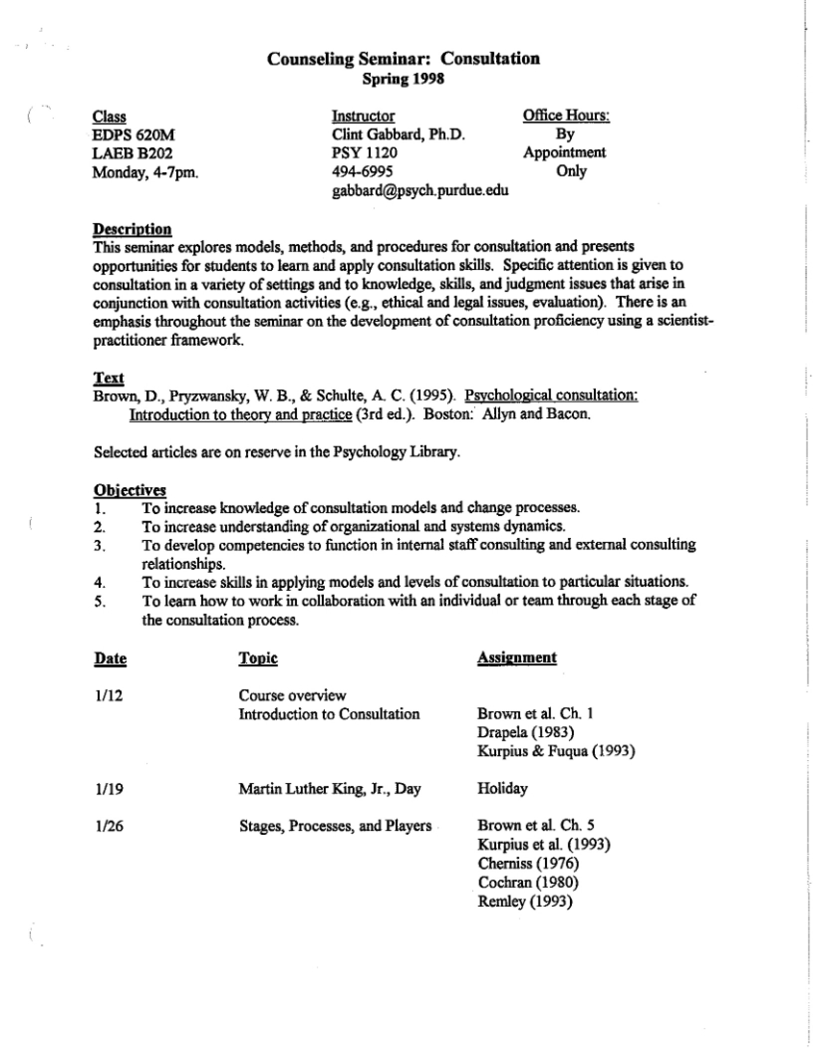 Syllabus