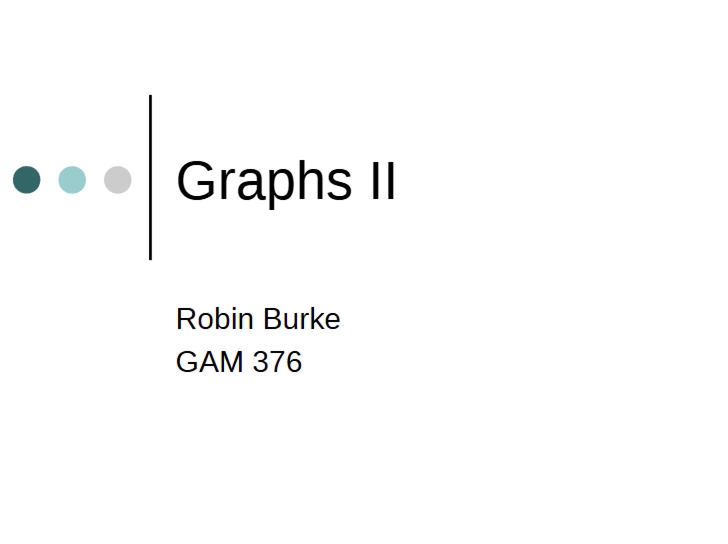 Second Graphing Module