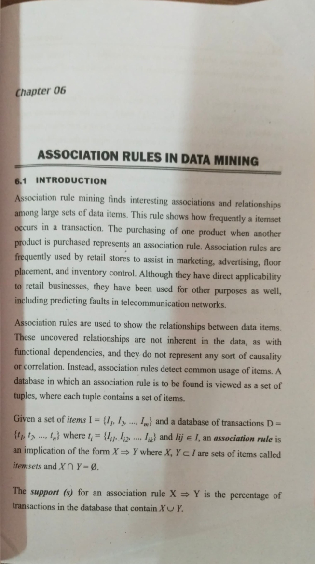 Unit Six Data Mining