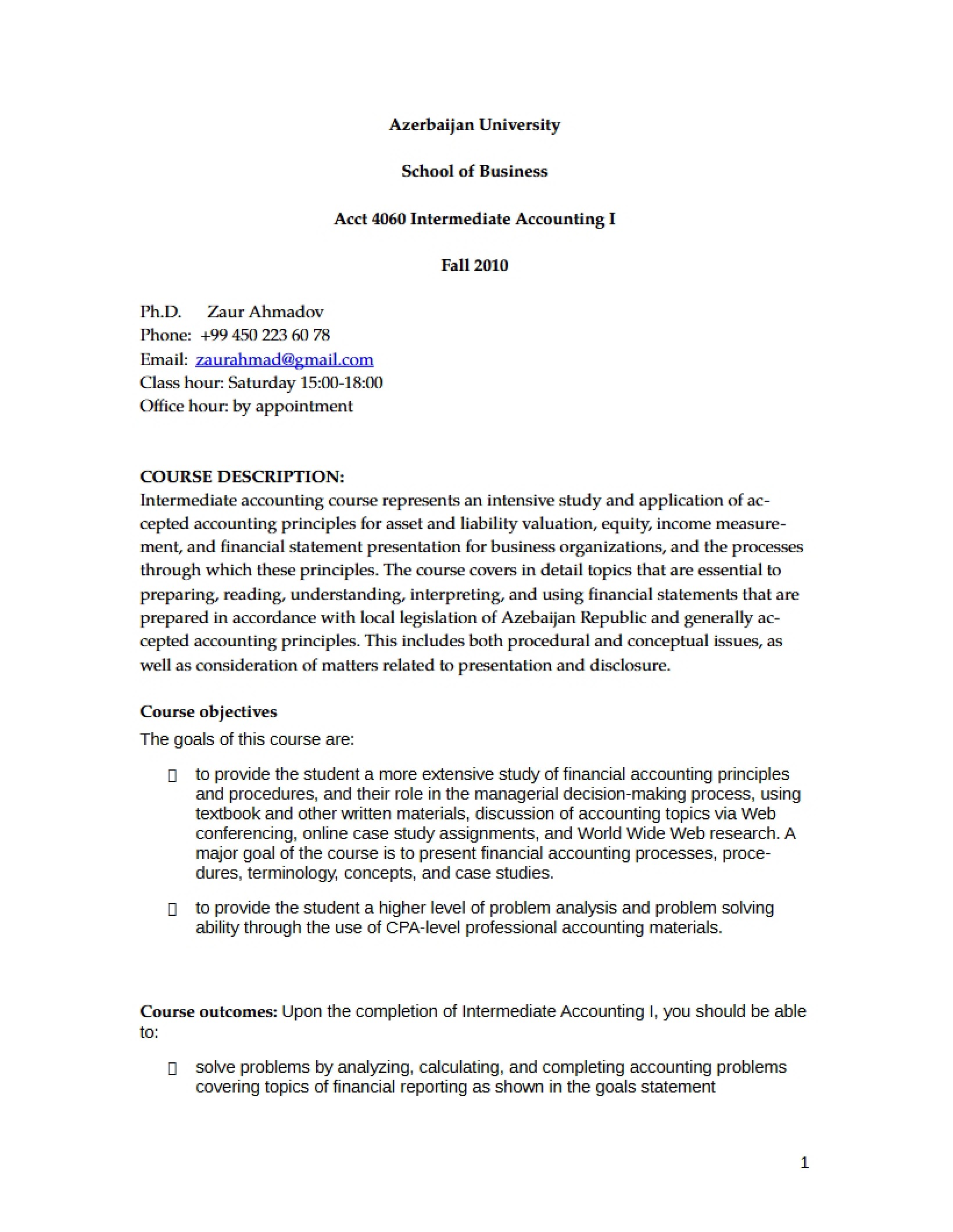 Document for Acct 4060