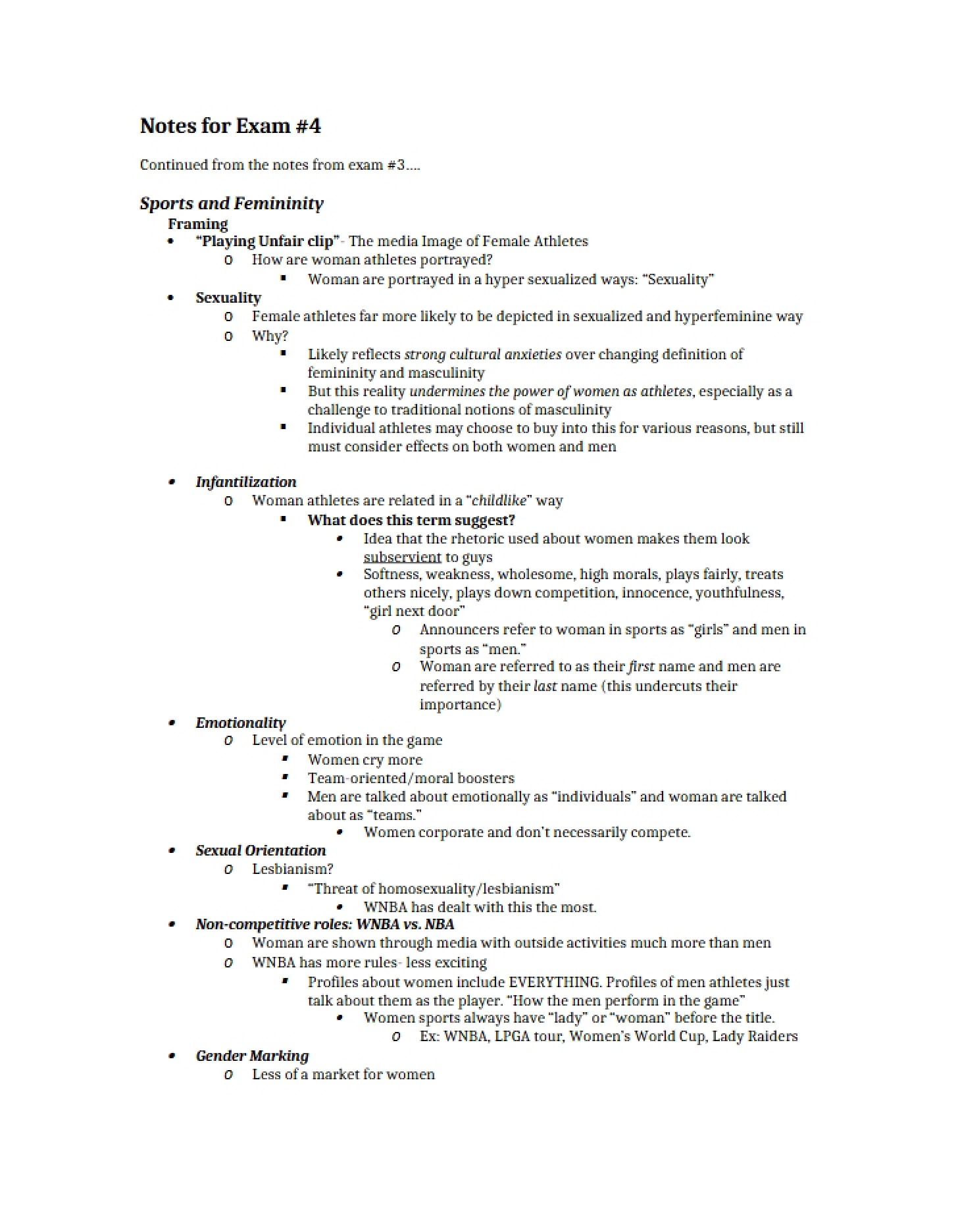 Examination 4