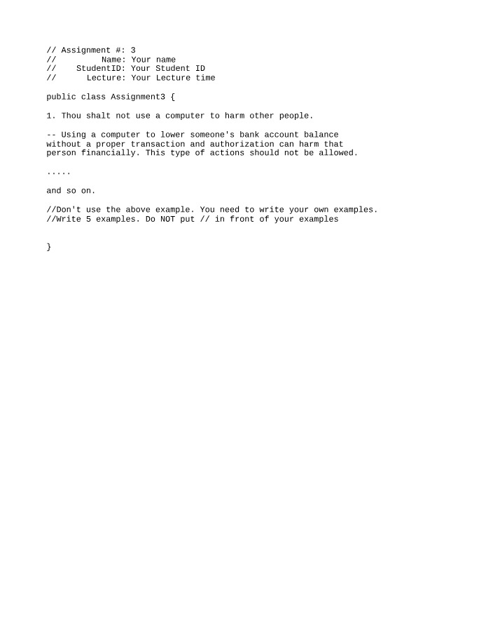 Assignment on Ethical Computer Usage, Harm Prevention, and Financial Security