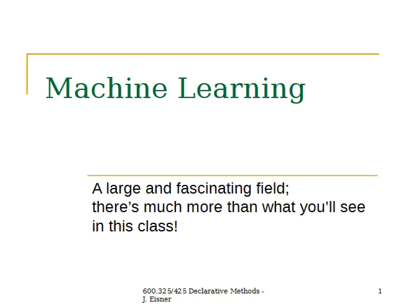 Foundational Machine Learning Concepts