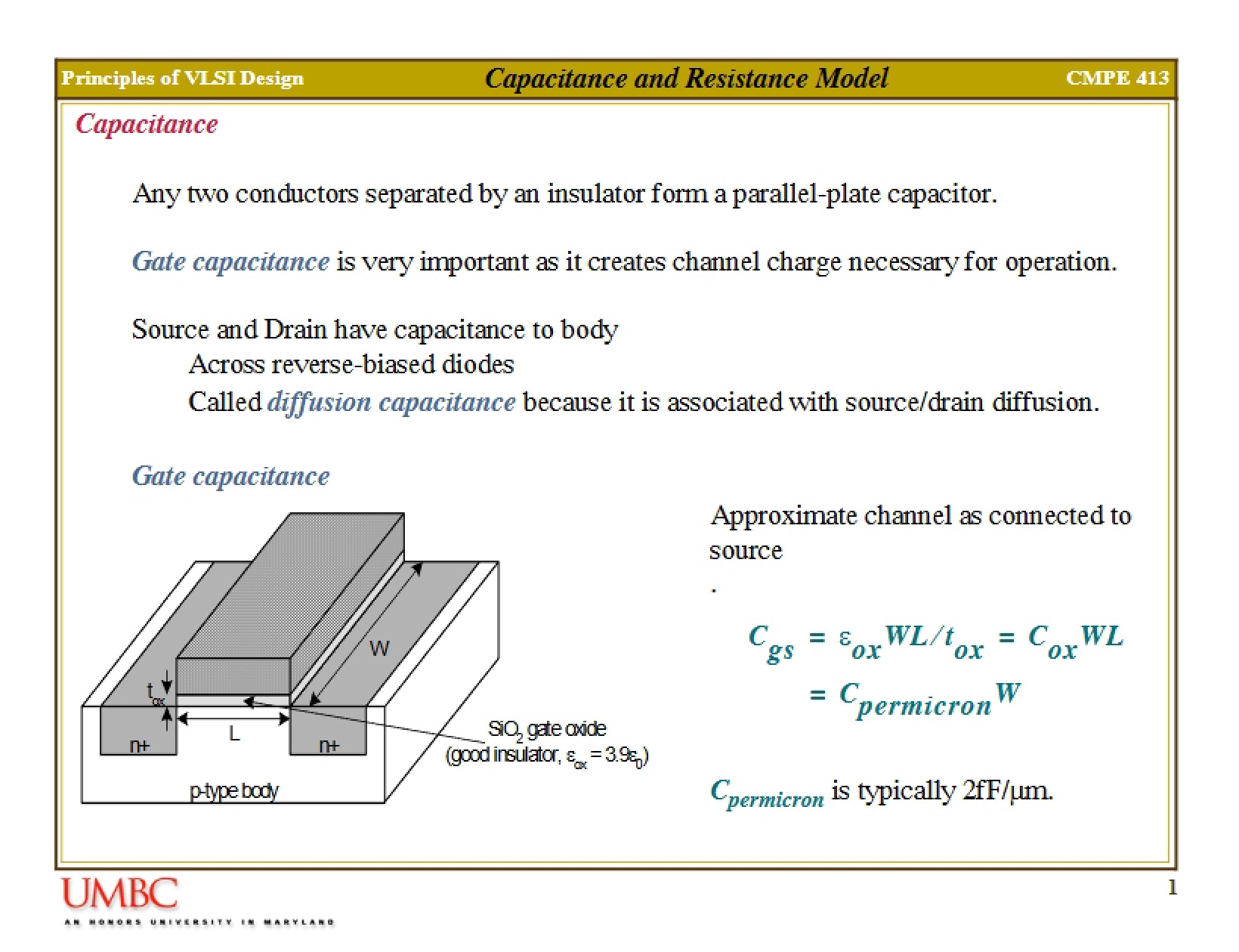 VLSI Capacitance