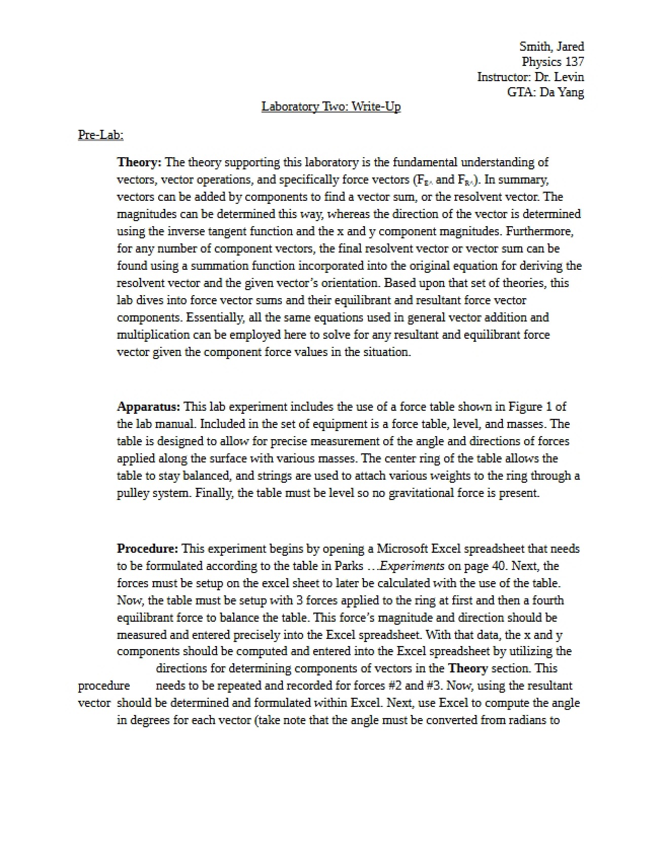 Write Up for Laboratory 1