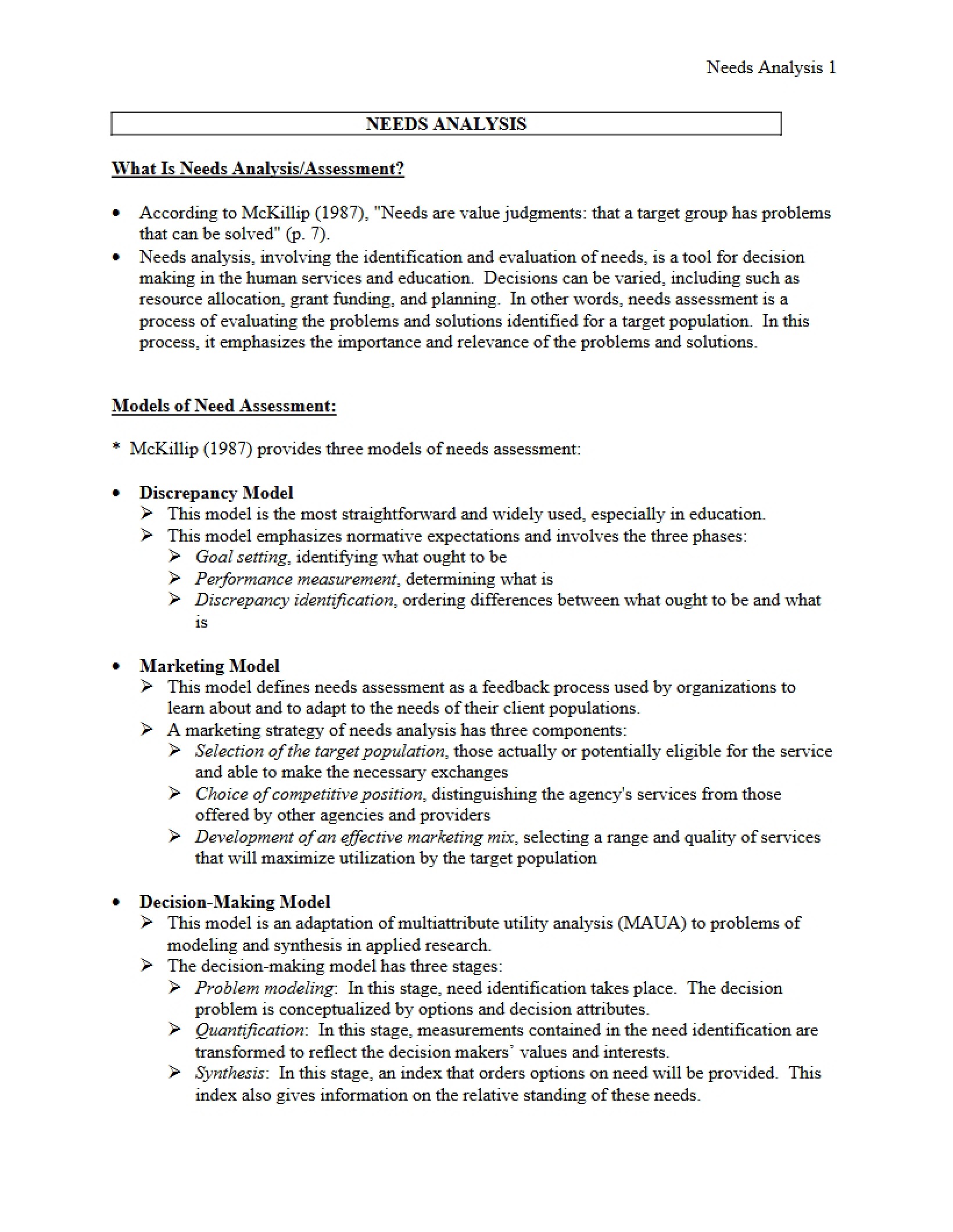 Research Analysis