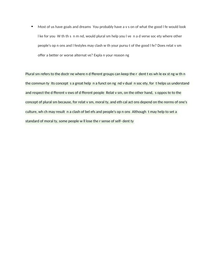 Pluralism and Relativism - Navigating Diversity