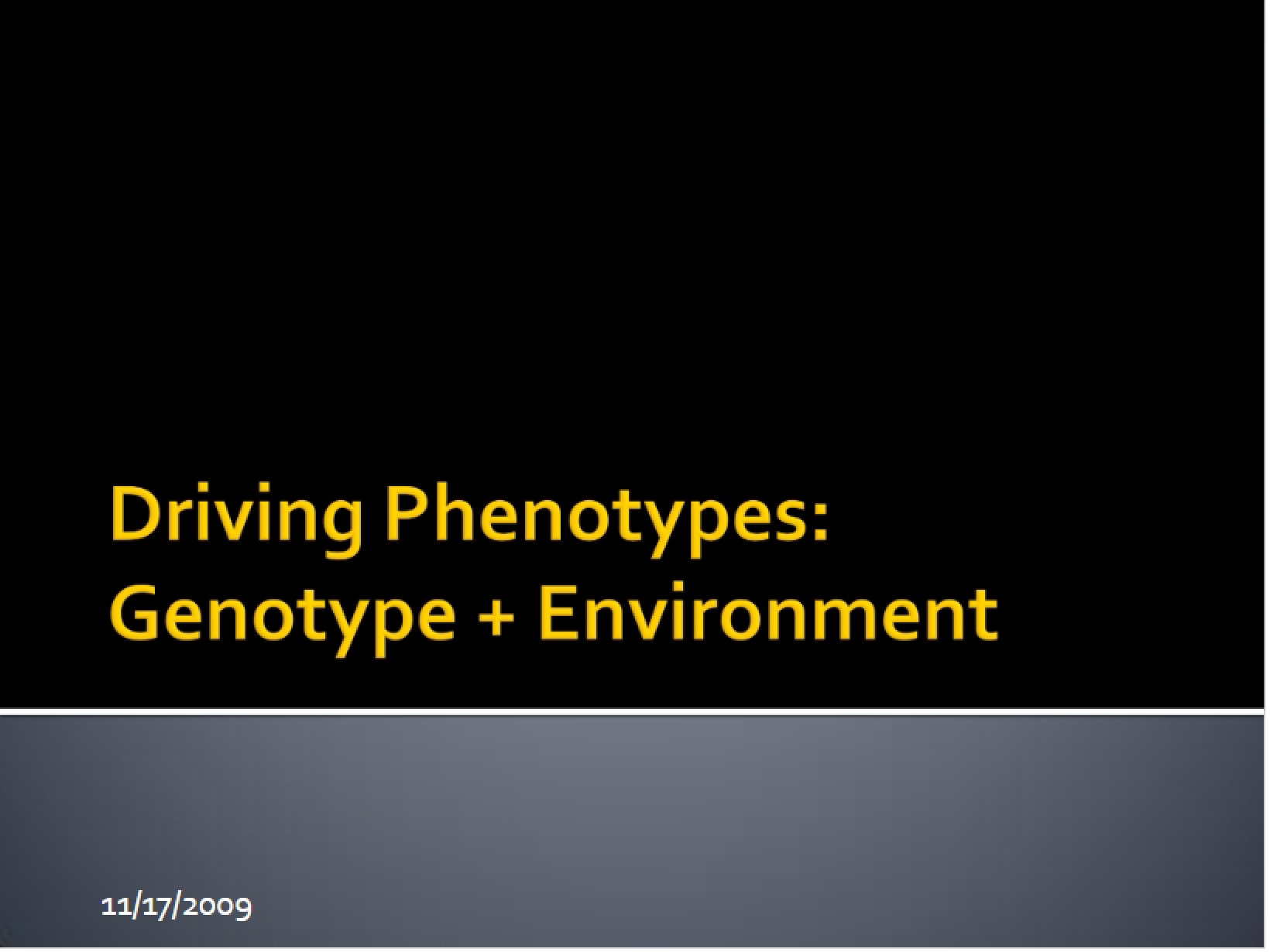 Phenotype Drivers