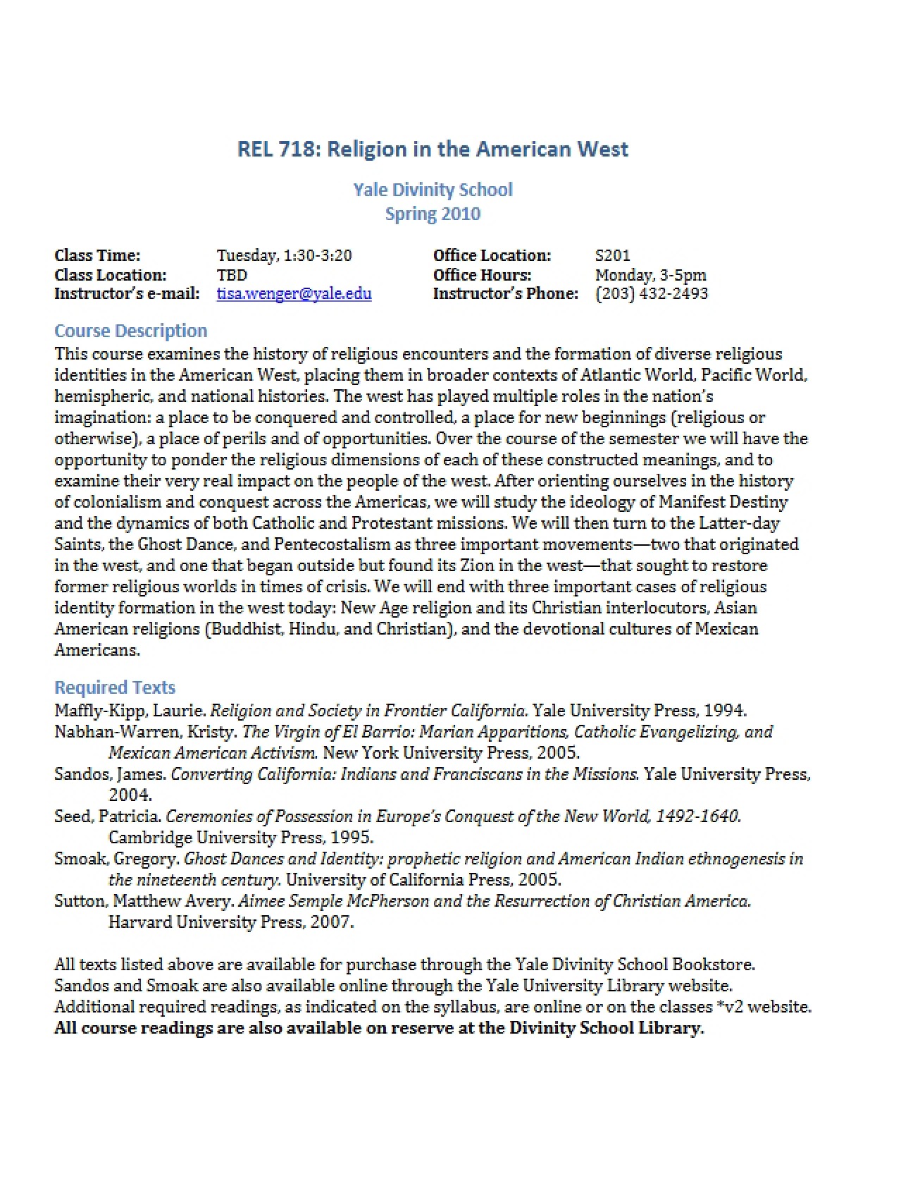 Syllabus Text