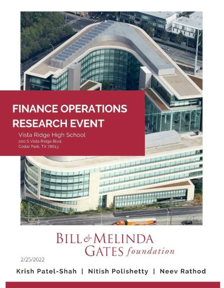 Work Experience and Productivity Improvements at the Bill & Melinda Gates Foundation