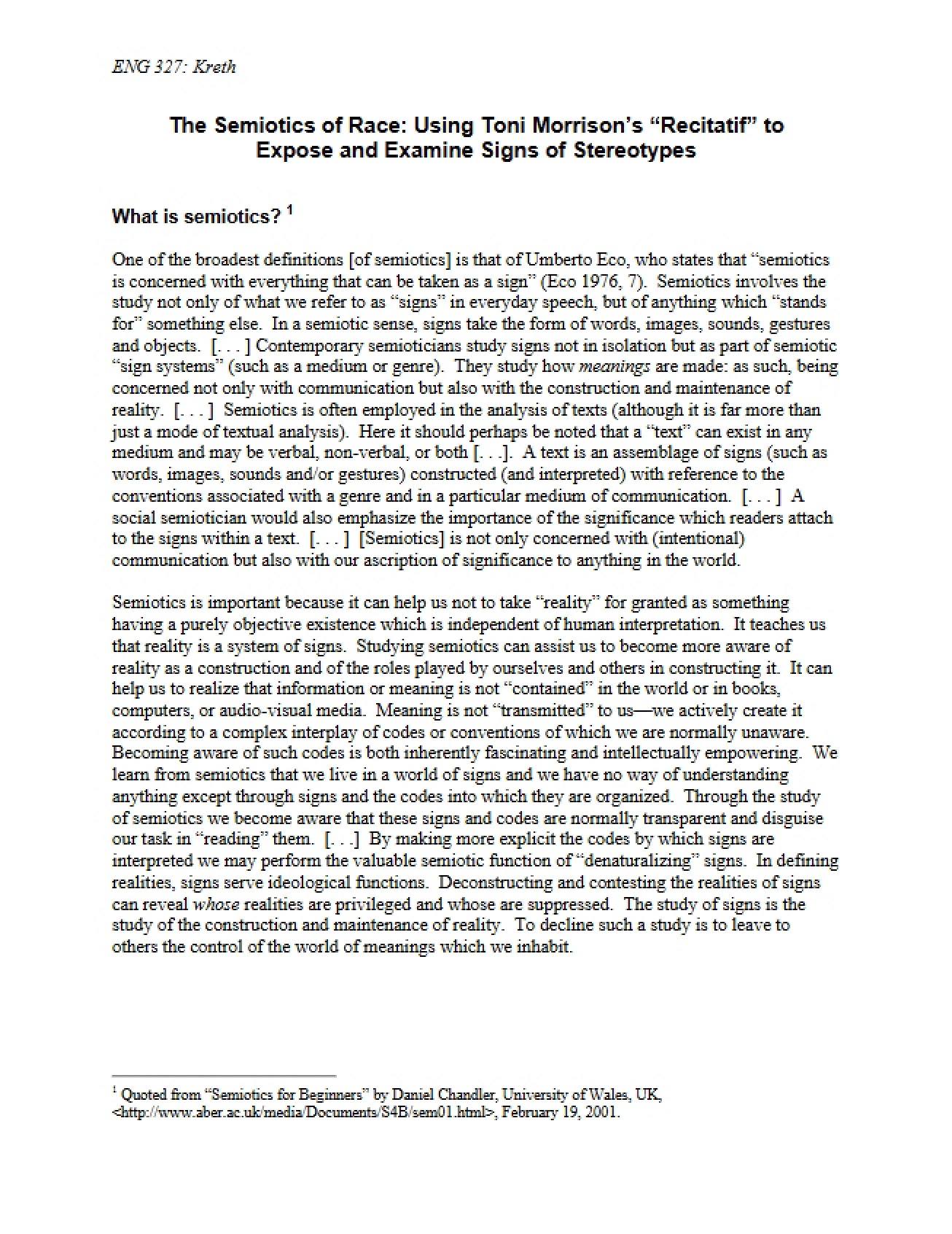 Semiotics of Race (327)