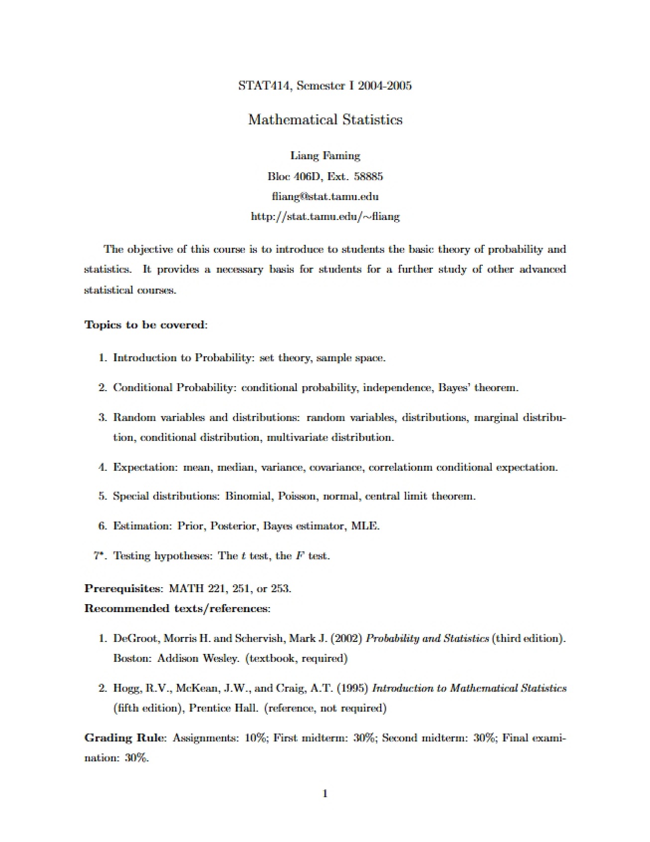 STAT 414 Chapter 0