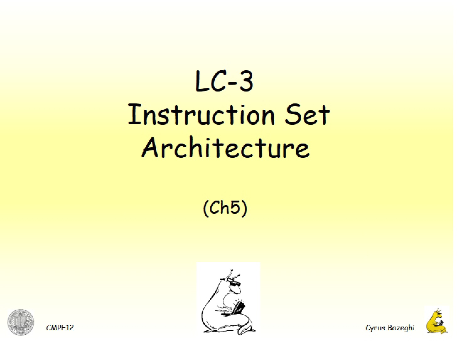 Instruction Set Architecture (LC-3)