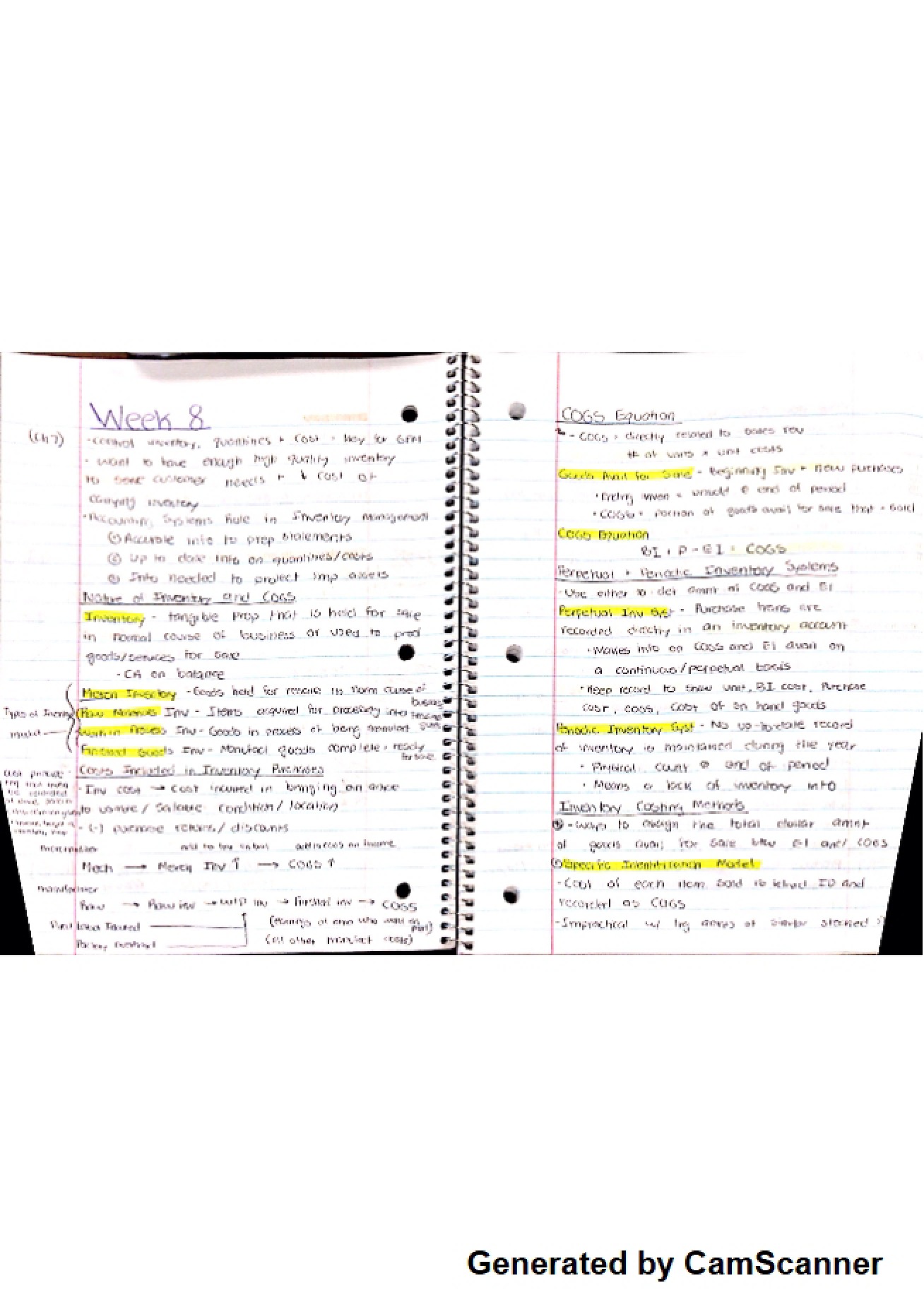 Financial Accounting Course Notes