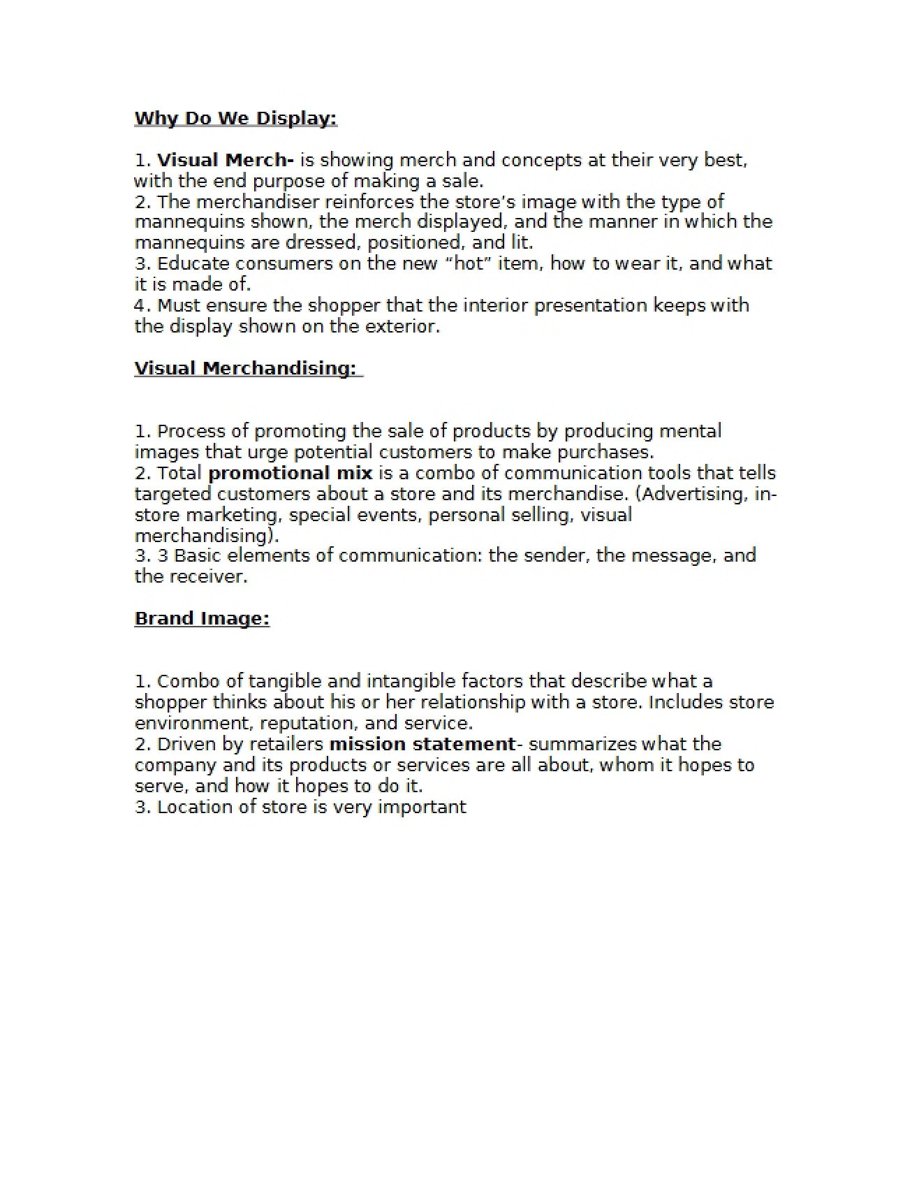 Deeper Look into Visual Merchandising, Part 2
