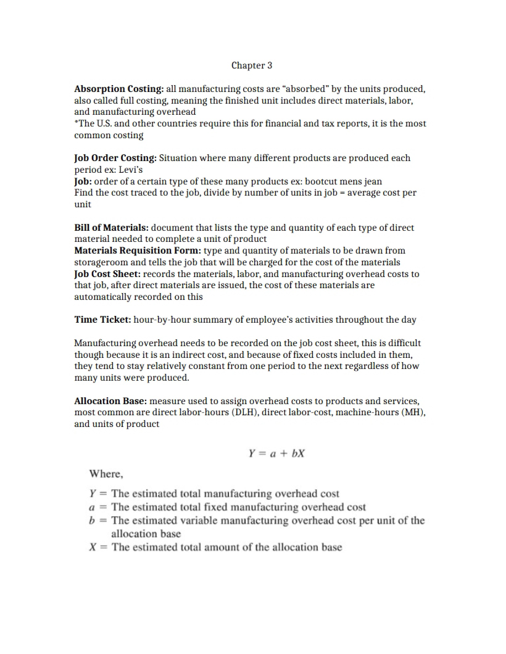 Principles of Accounting II - Chapter 3