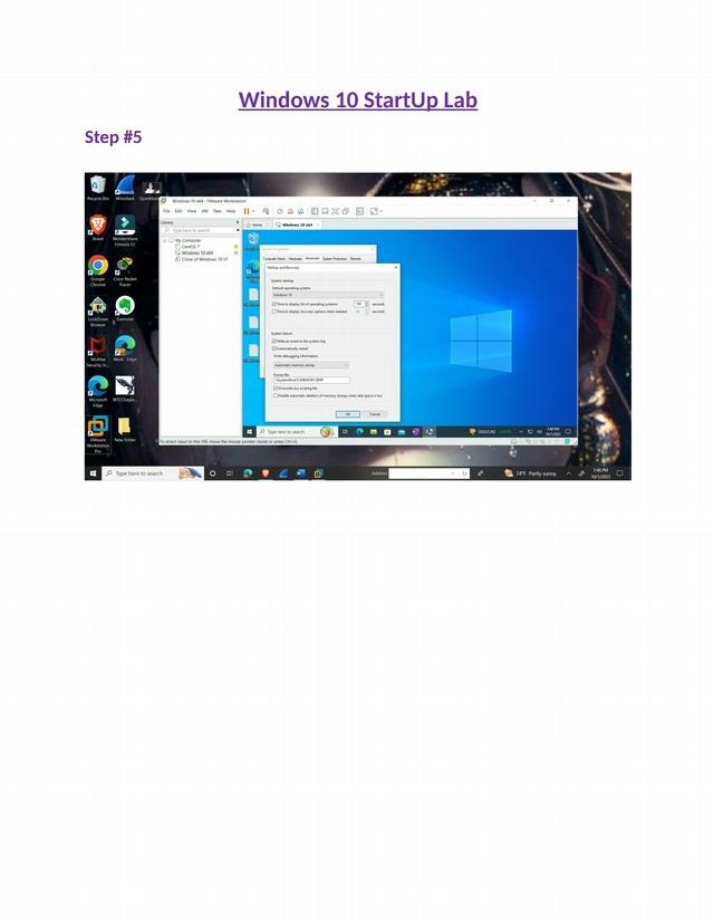 Windows 10 Lab - Step 5 Recycler Bin