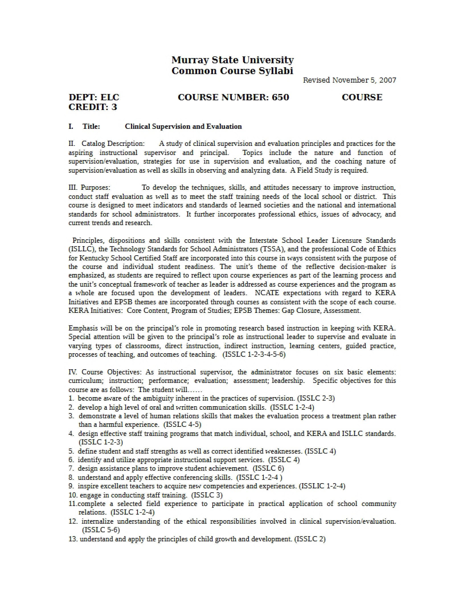Syllabus