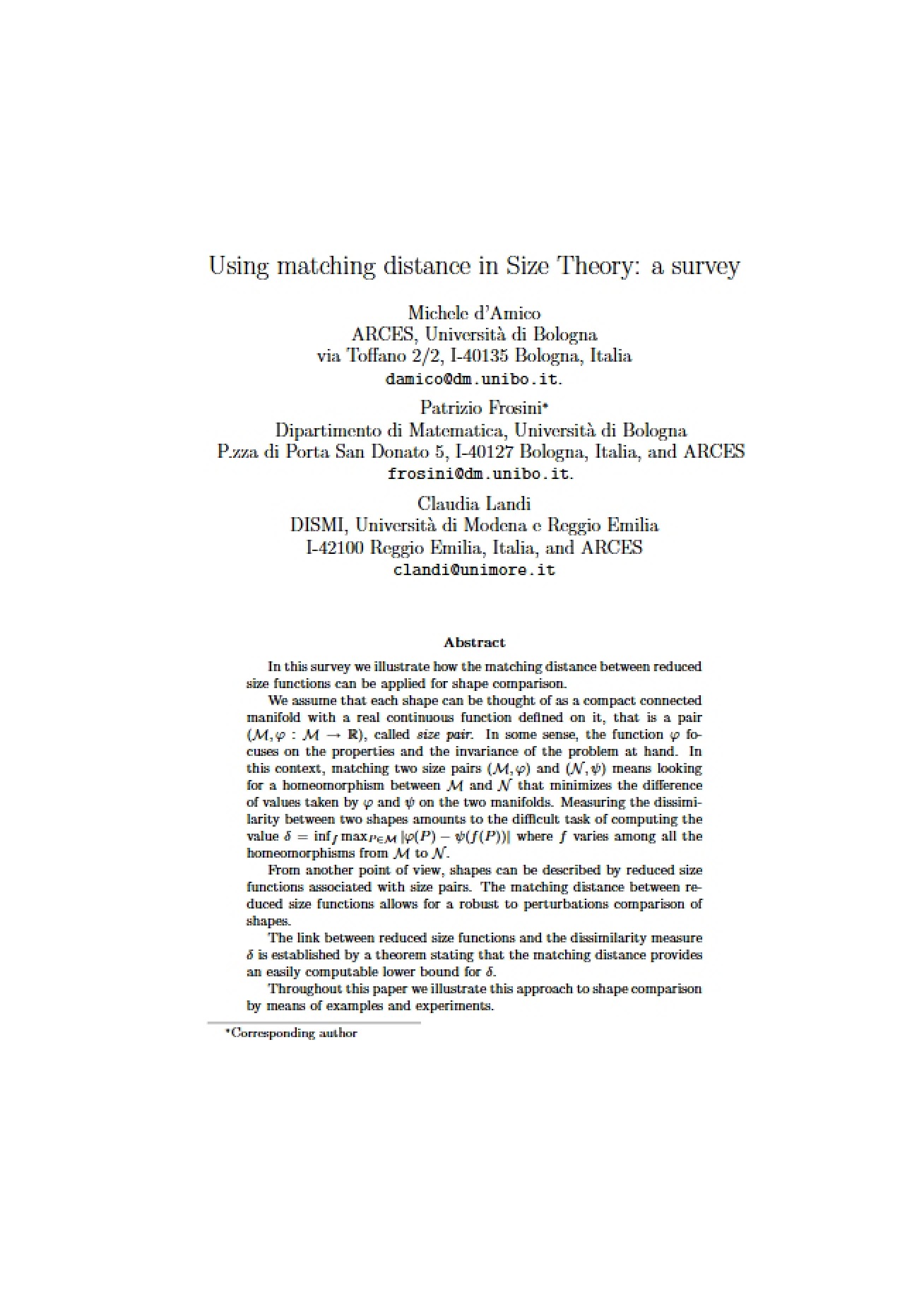 Data-Driven Shape Analysis Study Notes (Set 7)