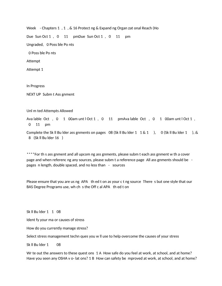 Week 7 Skills Exercise