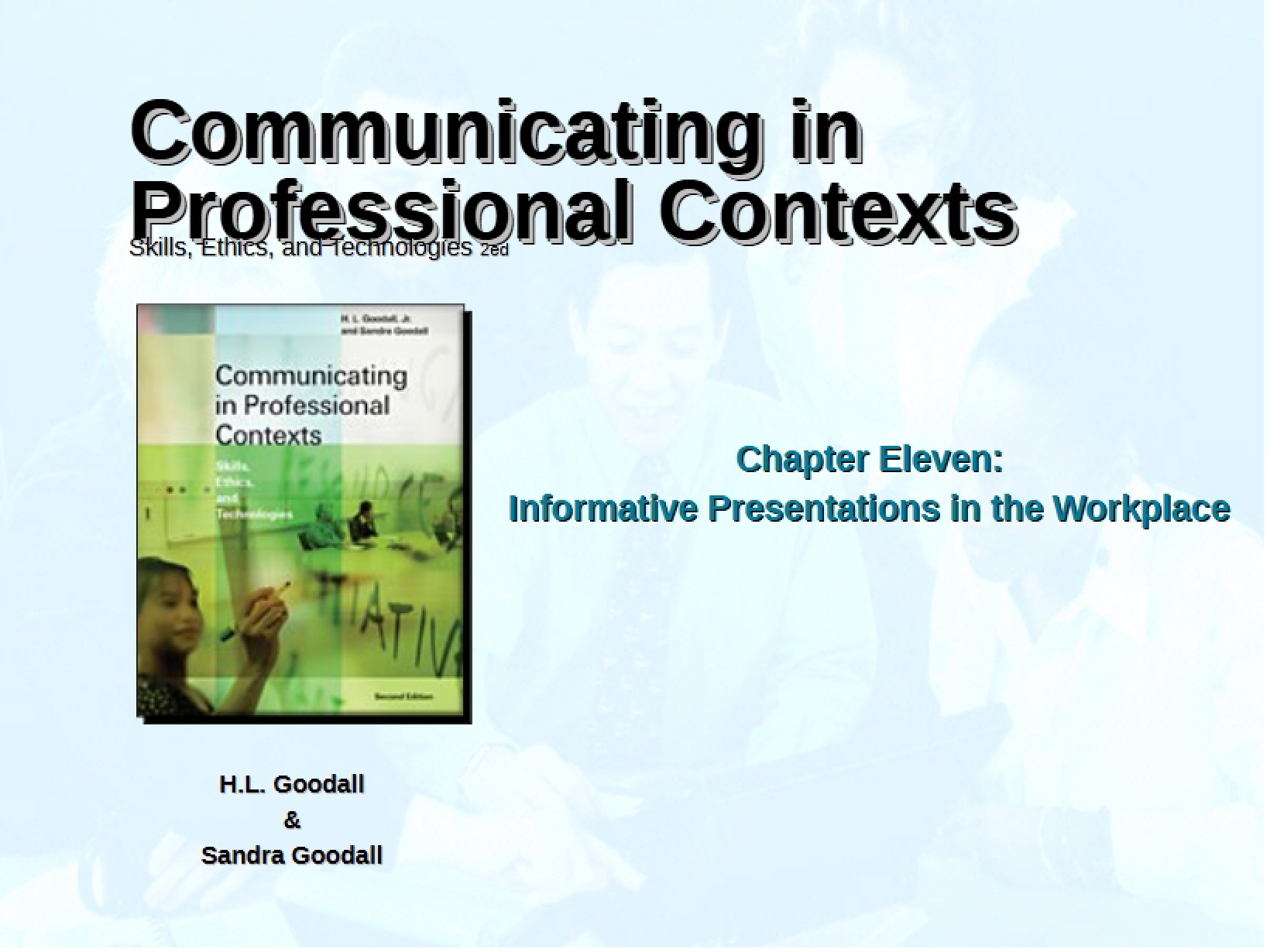 Contexts of Professional Communication